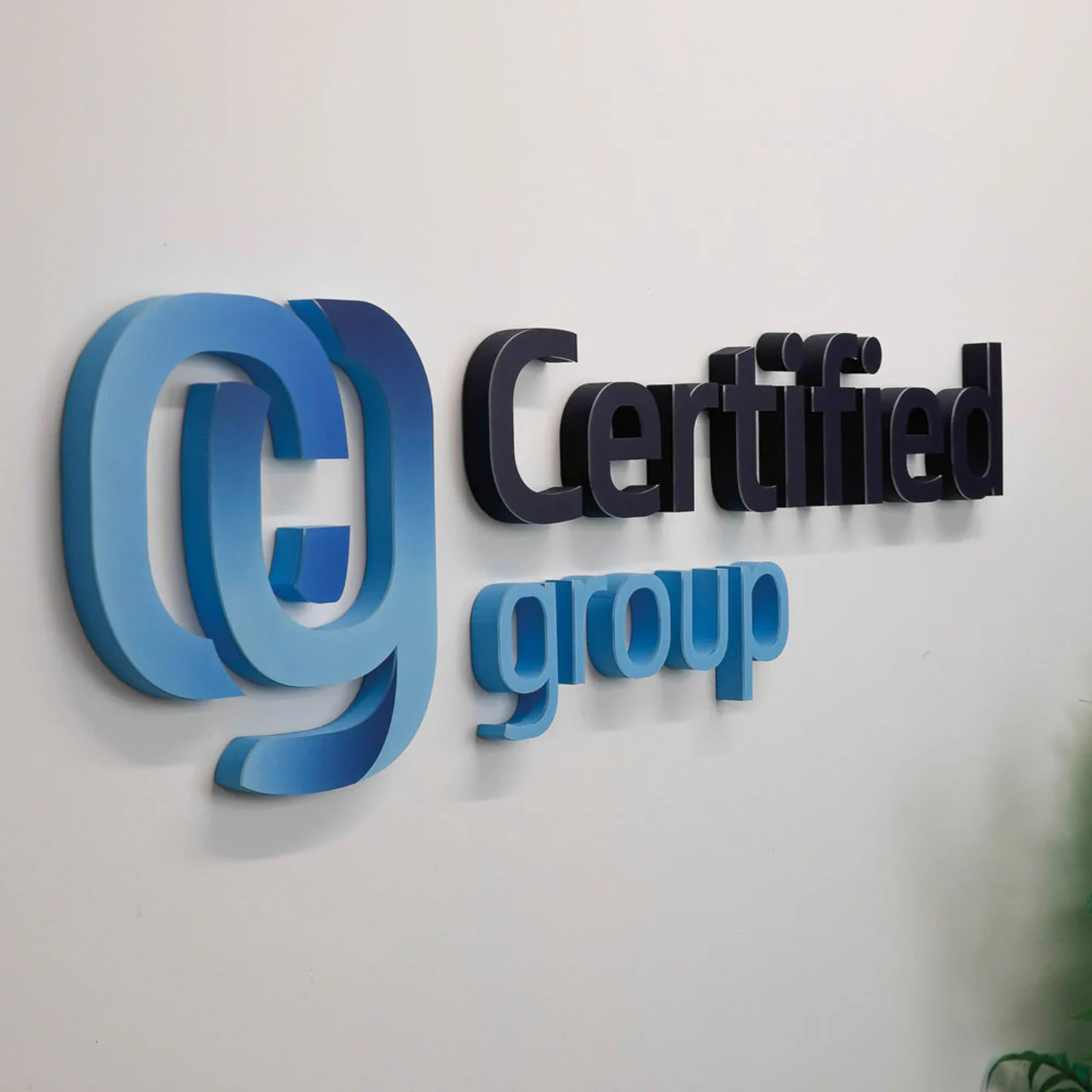 20mm 3D Logo + Printed Acrylic Face Wall Sign